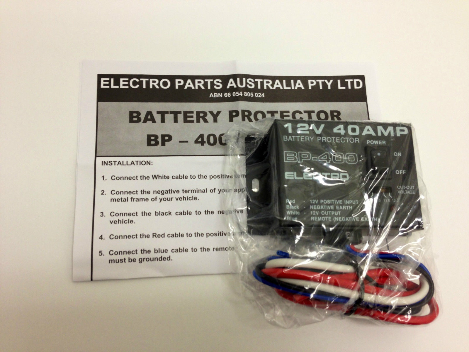 Electro 40 amp Battery Protector for Caravan RV Motorhome Marine Boat