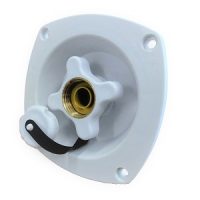 Mains water inlet-white