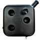 10 Litre Black Diesel Fuel Tank with lockable fuel cap