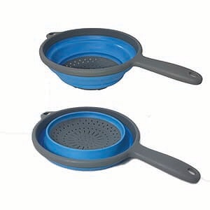 Collapsible Silicone Colander with Handle