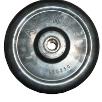Alko 6" Solid Rubber Wheel Only